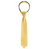 Alizeal Boys Solid Colour Pre-Tied 6 cm Zip Skinny Tie,