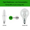 SAUGLAE SAUGLAE E14 LED Kerzen Lampe 12W, 100W Glhbirnen ?quivalent, 6000K Kaltwei?, Nicht Dimmbar, 1380Lm, Kleine Edison Schraube Kerze Birne, 4er Pack