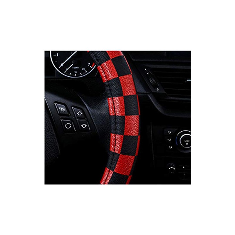 Mayco Bell Unisex's Grid Style Microfiber Leather Auto Car Steering