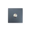 KTC-Home Premium Doorbell Anthracite - Flat Push Button - Size: