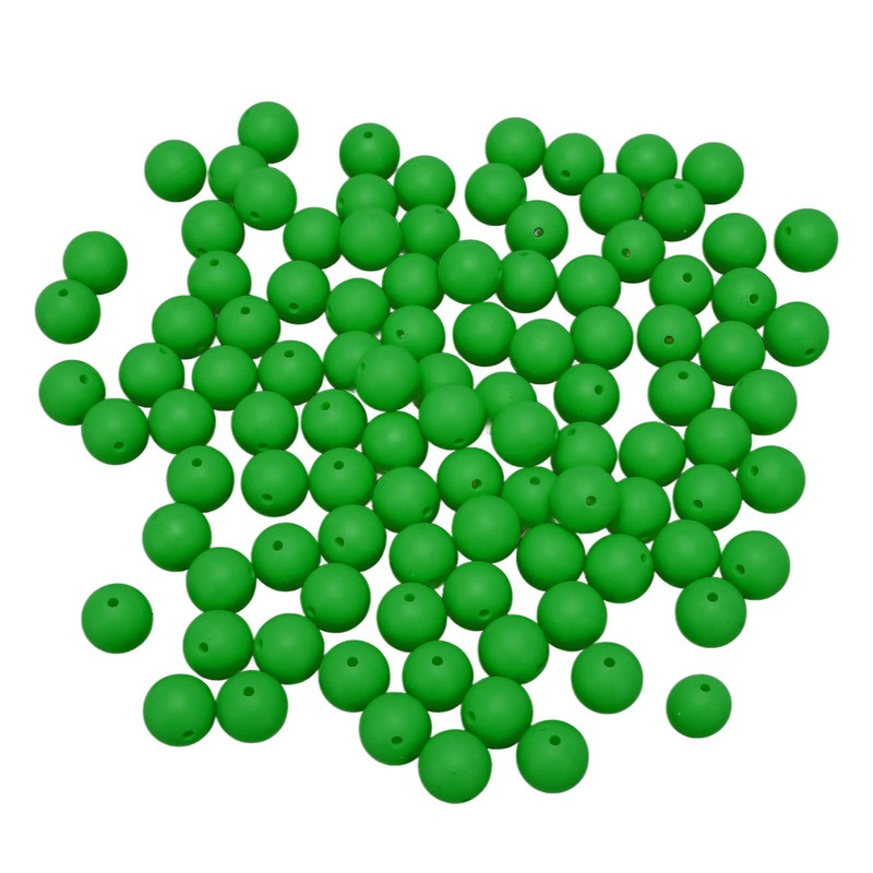 105pcs 15mm Silicone Beads Bulk Round Silicone Beads Loose Beads