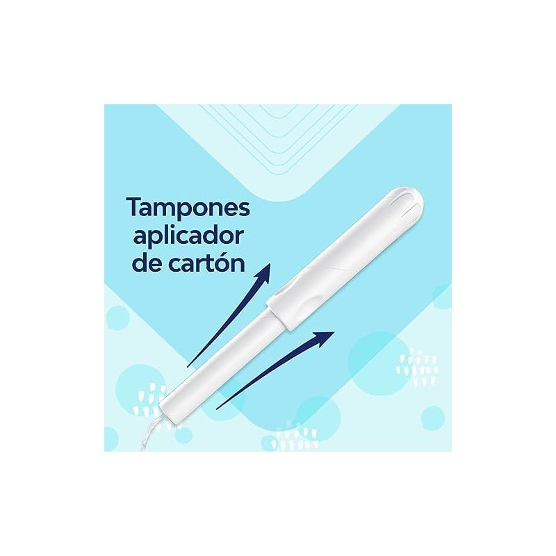Saba Tampones Regulares Con Aplicador Largo, Flujo Moderado, 10 Piezas