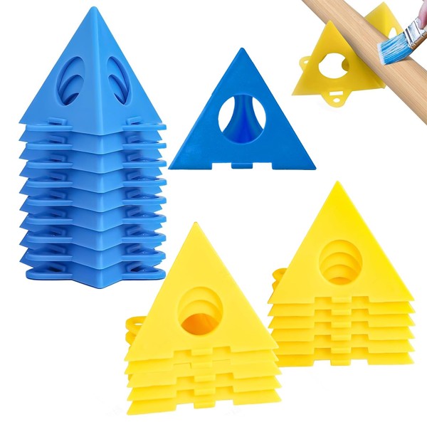 20PCS Painting Pyramids, Painting Stand - Mini Painter Pyramid Easel,