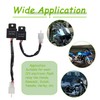EPLZON 2-Pin Automatic Electronic LED Flasher Relay Fix for Motorcycle