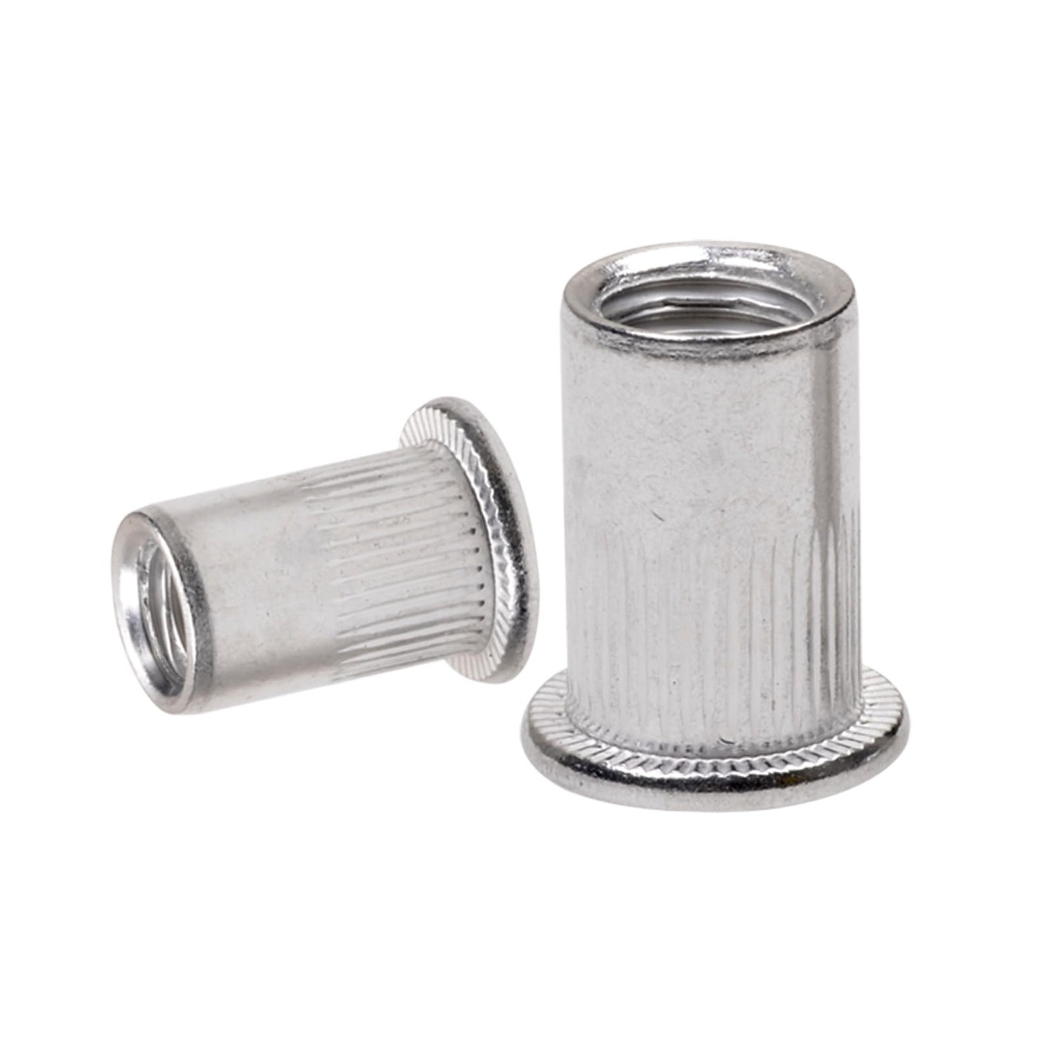 M8 Rivet Nuts Metric Nutserts, Aluminum 160 pcs, Nut Bolt Flange Blind ...