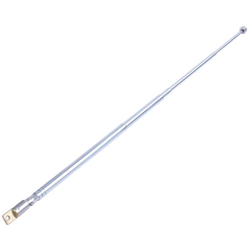 Replacement 49cm 19.3inch 6 Sections Telescopic Antenna Aerial for Radio