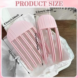 Volumen Clips Haare 2 Stück für Fluffige Pony,Volumenclip für den Haaransatz,Haarklammer Kein Abdruck Haarwurzel Lifting Clips für Männer und Frauen,Rosa