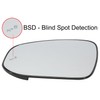 Driver Side Mirror for Toyota Highlander (US Version) 2014-2019 with