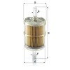 MANN-FILTER WK 42/2 Fuel filter – For Passenger Cars