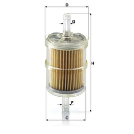 MANN-FILTER WK 42/2 Fuel filter – For Passenger Cars