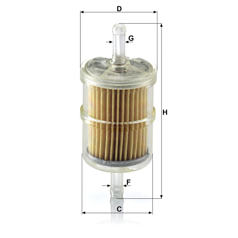 MANN-FILTER WK 42/2 Fuel filter – For Passenger Cars