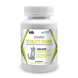 Fancy Pets Medical Solutions Vitality Multivitamínico Tabletas Masticables para Gatos Convalecientes con 60 Tabletas