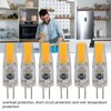 FTVOGUE 6Pcs G4 Light Bulb Aluminum Dimmable 2W 180lm LED
