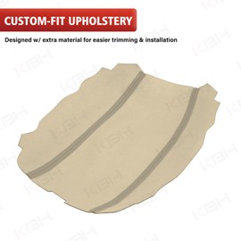 Center Console Armrest Cover Replacement for Acura TSX 2009 2010 2011 2012 2013 2014, Vinyl Leather Arm Rest Lid Upholstery, Custom-fit, Anti-Scratch, Beige