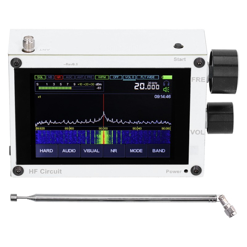 SDR Receiver Touch Screen Wireless Receiver Industrial Accessories 50kHz‑2GHz 3.5in