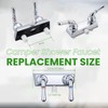 RV Shower Faucet, Camper Shower Faucet Diverter with Classical Handles,