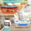 Budth Electric Lunch Box, Portable Food Warmer for Car, Truck,