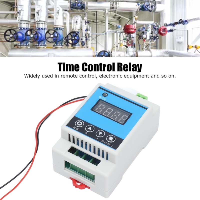 Time Delay Relay Timer Controller Adjustable Control Switch 30A for