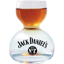 Jack Daniel's Chaser Jigger Double Bubble Shot Glass - 3 Oz by Jack Daniel's
