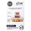 3 reusable rectangular food wraps. 5 five simply smart