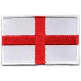 GBJUK St George England Flag Embroidered Patch Sew on or Iron on Patch Badge for Clothes Bags 4.5cm x 3cm