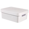 Curver 04752-n23-00 Infinity white plastic storage box with lid, 27