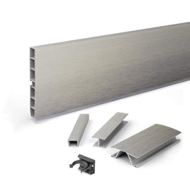 DQ-PP Skirting Board | 150 mm | Plastic | Base | Base Profile | Kitchen Plinth | Kitchen Skirting Board for Built-In Kitchens