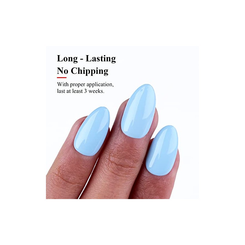 Esmalte de uñas en gel pastel, 1 pieza de 0,5