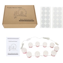 LED Bulbs Mirror Light Vanity Mirror Lights LED Lamp Kit Lens Headlight LED Bulbs Kit