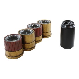 Western 12 Gauge Shotgun Shells Ammo Shell Casing 4 Votive Inserts Candle Holder