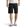 Lee Men's Big & Tall Performance Cargo Short, Black, 44