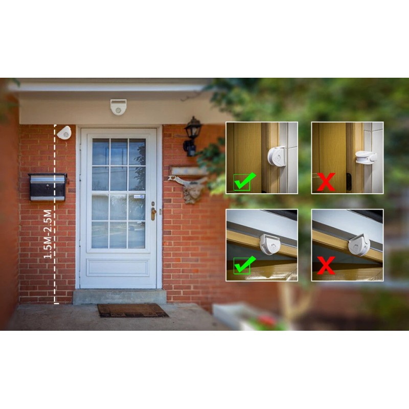 KERUI Wireless Door Bell Chimes Open Welcome Entry Motion Sensor