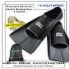 Aqua Speed Short Flippers For Adults And Children, High Tech