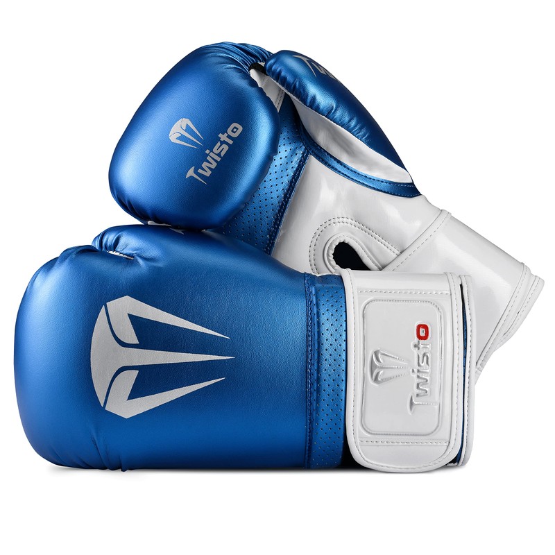 Twisto Boxing Gloves Sparring X7 (14 oz, Metallic Blue)