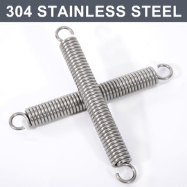 GUNGY Tension Springs with Hooks Stainless Steel Tension Spring Tension Spring 150 mm Outer Diameter 18 mm Wire Diameter 2.9 mm Maximum Tensile Force 24 kg 2.9 x 18 x 150 mm Pack