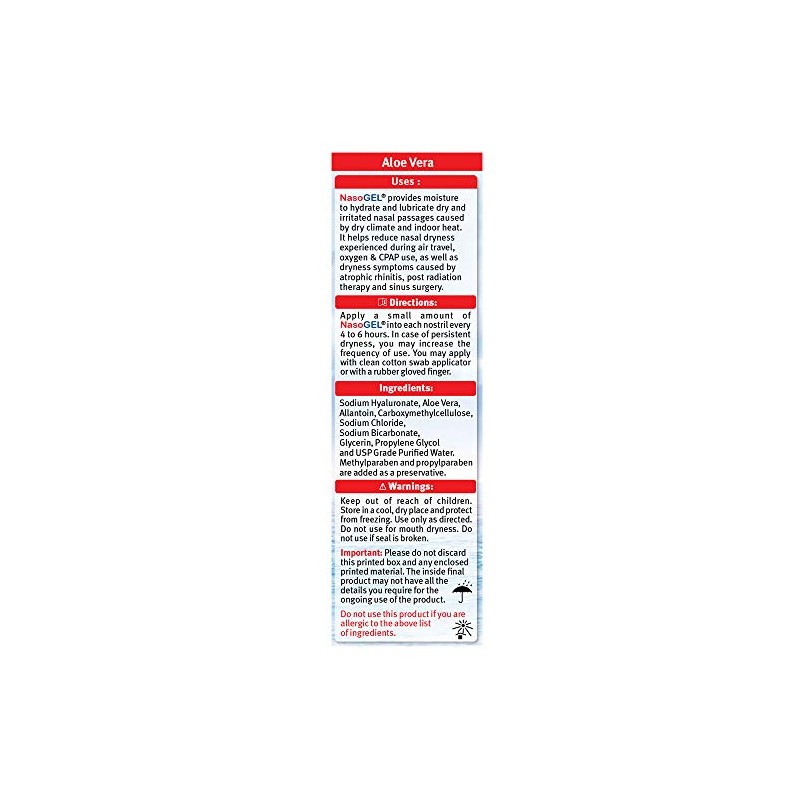 NeilMed Neilmed Nasogel for Dry Noses 1 Oz