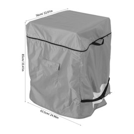 DOITOOL Outdoor Electric Cooler Cover Waterproof Exterior Freezer Sleeve Weather-resistant Protector For Refrigerator Patio Fridge Cover For Outside