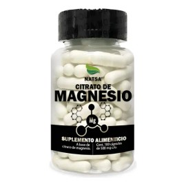 Citrato De Magnesio 100 Cápsulas, Calidad Premium                                                                                                     
