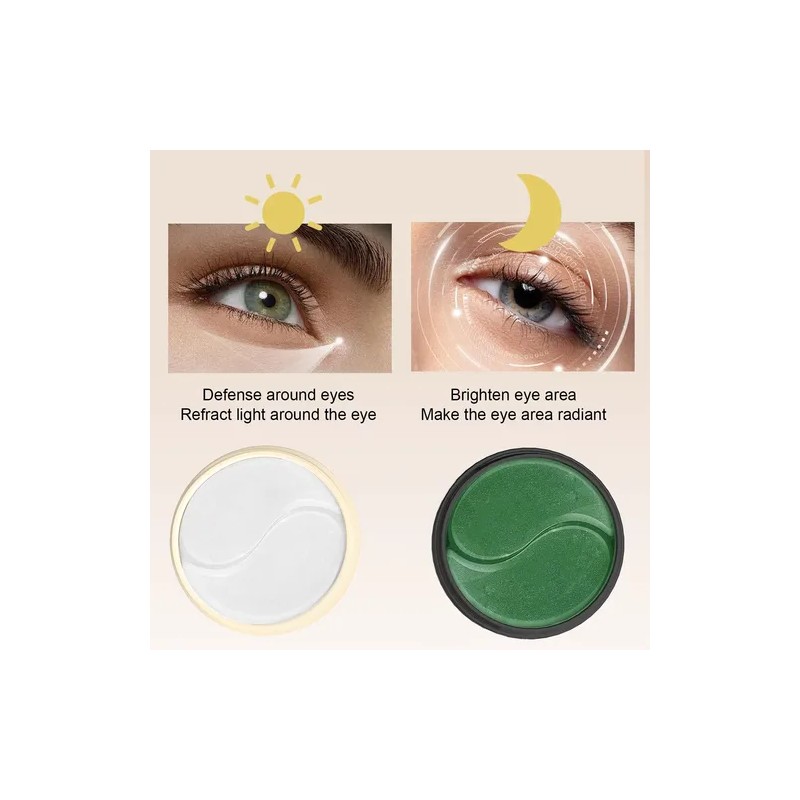 120 Parches Ojos Hialuronico Colágeno Antiojeras Hidratante