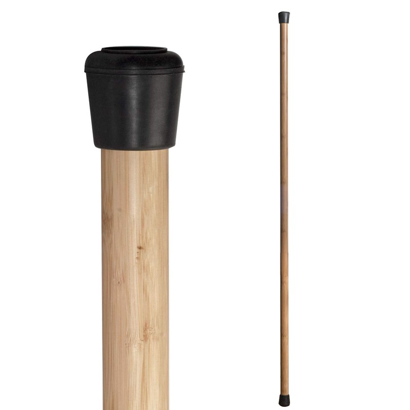 Bamboo Stick 2 PC Combo for Walking, Balance, Strength Training,