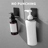 Duoleimi Soap Dispenser Holder, Black, Pack of 6, Wall Mounted