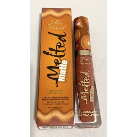Too Faced Melted Matte Liquified Lipstick PUMKIN SPICE Full Size 7ml / 0.23oz