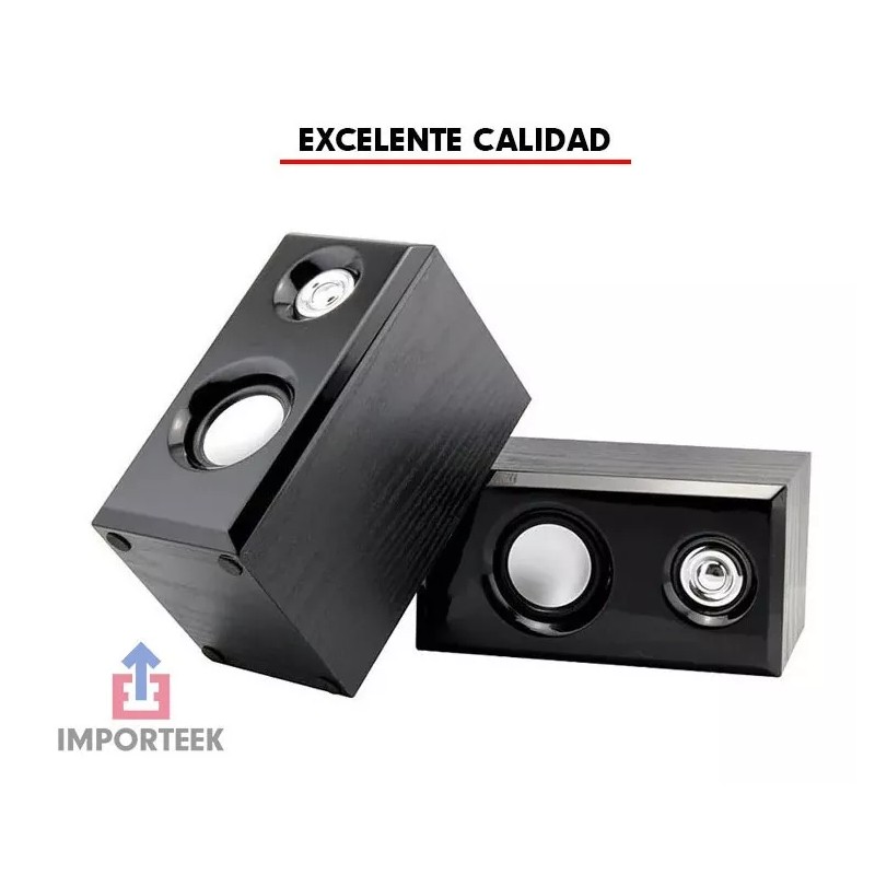 Importeek Bocinas Computadora Pc Laptop Alambricas Multimedia Stereo