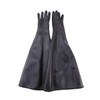 Aswalling Rubber Black Sandblaster Gloves Stripe Abrasive Sand Blasting Gloves