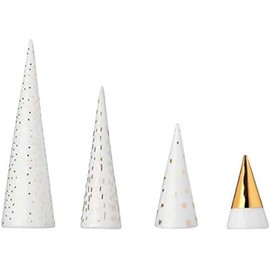Räder Set of 4 Small Winter Trees Gold