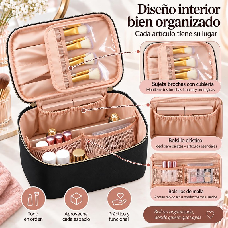Neceser de Viaje de Gran, Bolsa Cosmetiquera Impermeable