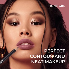 Lamel Vibrant and Long-Lasting Lip Pencils - Compact and Convenient Design in a Range of Trendy Shades, 406 (1.7g / 0.06oz)