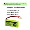 Kruta BT183342 BT283342 BT166342 BT266342 BT162342 BT262342 Battery Compatible with