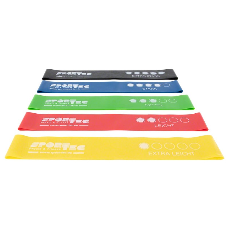 Sport-Tec Fitness Loops Made of Latex, Set of 5, 30