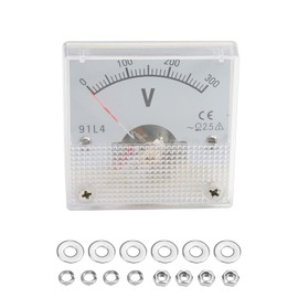 Heyiarbeit 91L4 AC Analog Panel Voltage Gauge 0-300V Volt Meter for Voltage Measurement Devices 1Pcs